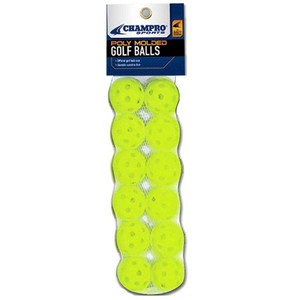 Champro Optic Golf Plastic Ball 12 Pack CBB-52Y