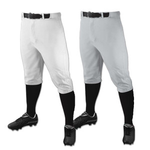 CHAMPRO Triple Crown OB Pantaloni Baseball Aperti – Gamba Dritta, Vita Regolabile E Ginocchia Rinforzate