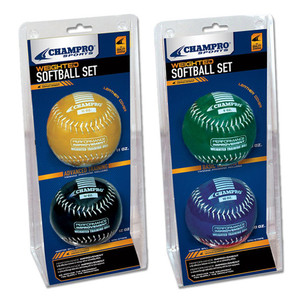 Champro Weighted 12" Softballs-2 Pack CSB7
