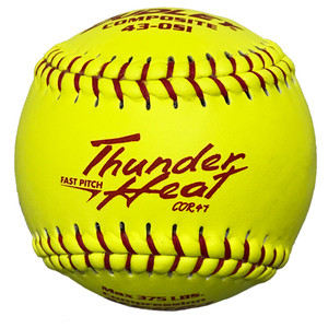 Dudley 12 NFHS Thunder Heat Fastpitch Softballs (Dozen), 43147