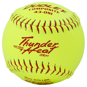 Dudley 43-OSI 12" NFHS Practice Fastpitch Softball-Single