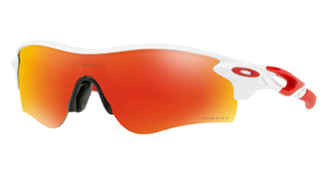 Oakley Radarlockpath Infrared/Prizm Ruby Baseball Sunglasses