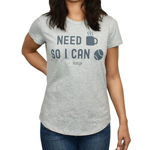 Baseballism Women's Coffee and Baseball Perfect Fit Tee COFFEE AND BALL
