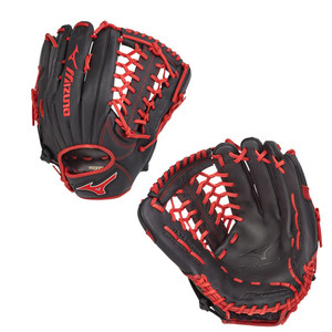 Mizuno MVP Prime SE 12.75" Baseball Glove Black/Red 312641