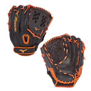 Mizuno MVP Prime SE 12.5" Fastpitch Softball Glove Black/Orange 312643