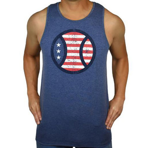 Baseballism Men's America's Game Tank USA GAME