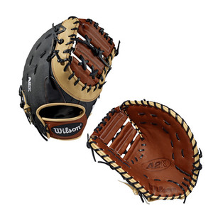 Wilson A2K 1617 12.5" Adult Baseball First Base Mitt SuperSkin WTA2KRB191617SS