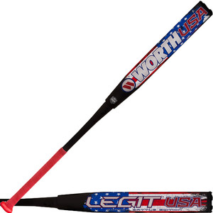 2019 Worth Legit XL USA Border Battle ASA Slowpitch Softball Bat End Loaded WBBL4A