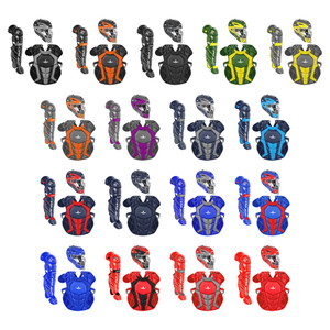 All-Star S7 Axis Elite 12-16 Catcher's Kit NOCSAE Approved Intermediate CKCC1216S7XTT