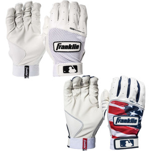 Franklin Sports Classic XT Batting Gloves, Pair - USA - Youth Large