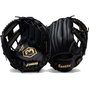 Franklin Field Master Series 11” Youth Baseball Glove - Black/Gold