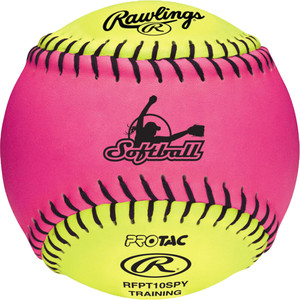 Rawlings 10” Fastpitch Softball Training Ball Poly Core RIF Softball – Single