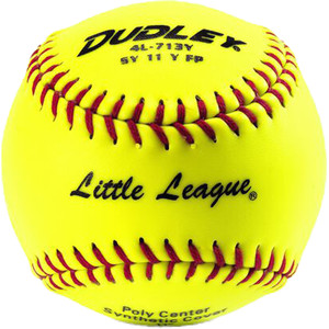 Dudley 4L713Y 11” Little League Synthetic Fastpitch Softball – Dozen
