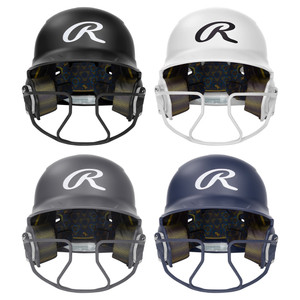 Rawlings Mach Hi-Viz Fastpitch Softball Batting Helmet w/ Mask MCHVIZS