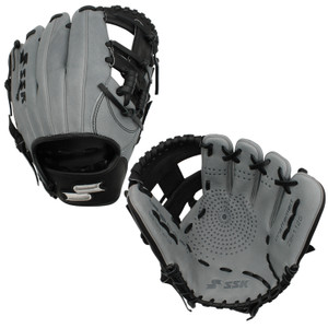 SSK Z5 Craftsman 11.25" Infield Baseball Glove Z5-1125GRYBLK1