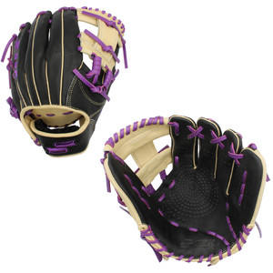 SSK Z5 Craftsman 11.5" Infield Baseball Glove Z5-1150BLKCMLPUR1
