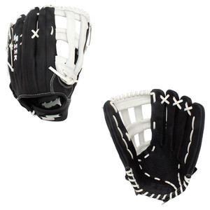 SSK ZSLOW DIMPLE 14" Slowpitch Softball Glove ZSD-1400BLKWHT3