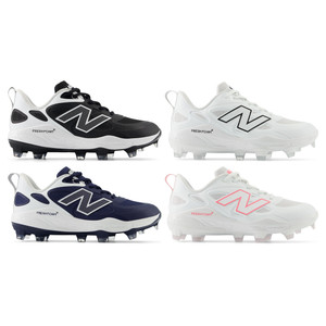 gold and white softball cleats