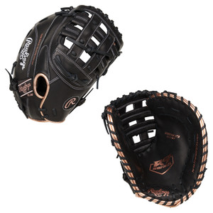 Rawlings R9 12.5” Fastpitch Softball First Base Mitt – R9SBFBM-17B
