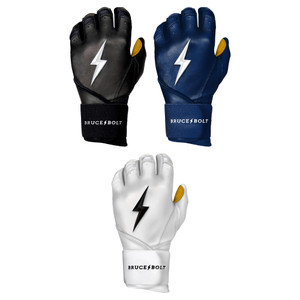 Bruce Bolt Premium Pro Long Cuff Baseball Batting Gloves – BB-LC