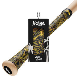 Artist Series Naked Bat Grips Baseball and Softball Bat Grip Tape – TRIBAL – 0.5mm 1.0mm
