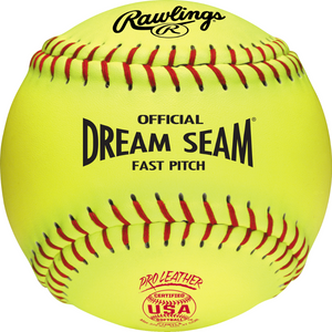 Rawlings Dream Seam USA 12” Fastpitch Softball – Dozen – C12RYLA