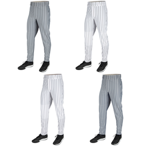 Chamrpo Triple Crown 2.0 Pinstripe Adult Open Bottom Tapered Baseball Pant – BP64PINA