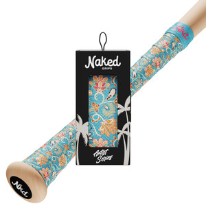Artist Series Naked Bat Grips Baseball and Softball Bat Grip Tape – PAISLEY – 0.5mm 1.0mm