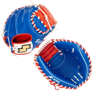 SSK Z5 Craftsman 32.5” Baseball Catcher’s Mitt Z5-3250RYLWHTRED6
