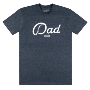 Baseballism Dad Baseball Stitches Adults Lifestyle T-Shirt – DAD