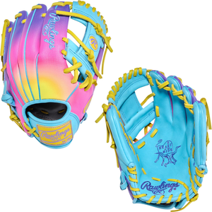 Rawlings Heart of the Hide Fun Burst 2.0 11.5” Infield Baseball Glove ContoUR – PROR204U-2CBY