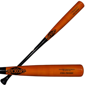 Old Hickory RA13 Custom Steel Pressed Maple Wood Baseball Bat – RA13 BLK/ORG/BLK