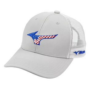 Mizuno Runbird Patriot Snapback Adjust Lifestyle Hat – 370356