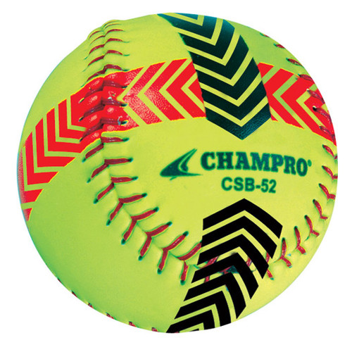 Champro Striped 12" Training Softballs-2 Pack CSB52S