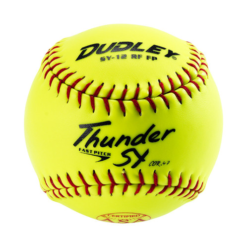 Dudley 4A-913Y ASA Thunder SY 12" Fastpitch Softball-Dozen Dudley 4A-913Y ASA Thunder SY 12" Fastpitch Softball-Dozen