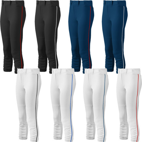 Mizuno Belted Piped Women's Fastpitch Softball Pant 350314 Mizuno Belted Piped Women's Fastpitch Softball Pant 350314