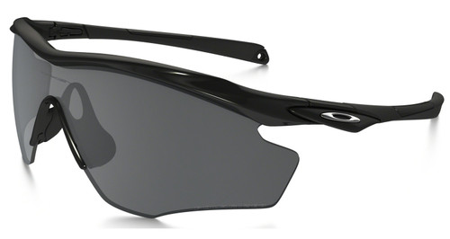 Oakley M2 Frame XL Polished Black/Black Iridium Polarized Sunglasses OO9343-09