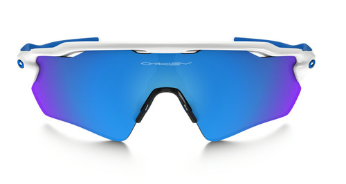 Oakley Radar EV XS Path White/Sapphire Iridium Youth Sunglasses