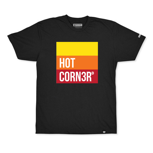 Routine Baseball Men's Hot Corner T-Shirt - Bases Loaded