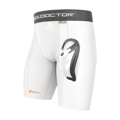 Shock Dr. Men's Core Compression Baseball Sliding Short With Cup 221-02-33