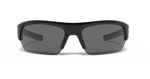 Under Armour Big Shot Satin Black w/ Gray Polarized Lens Sunglasses  8630085-010908