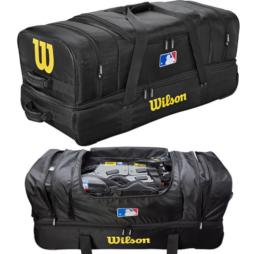 Wilson Umpire Wheeled Bag Equipment Roller Bag WTA9780BL Bases Loaded