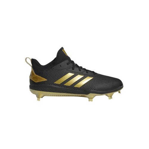 gold and black adidas cleats