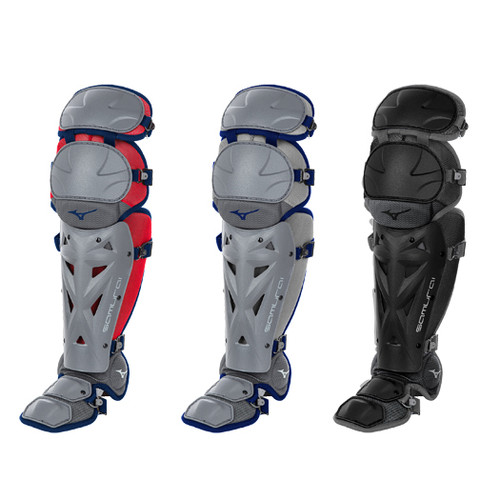 Mizuno Fastpitch Softball Samurai Adult 16" Catcher's Leg Guards 380382 Mizuno Fastpitch Softball Samurai Adult 16" Catcher's Leg Guards 380382