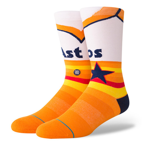 Stance Houston Astros Retro 1975 MLB Baseball Socks M545D18AST Bases Loaded