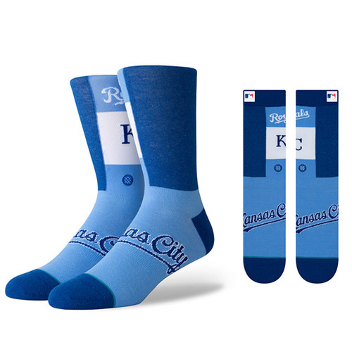 MLB Stance Pop Fly Kansas City Royals Baseball Socks M545B19ROY MLB Stance Pop Fly Kansas City Royals Baseball Socks M545B19ROY