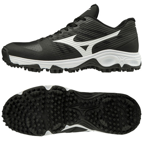 mizuno black trainers