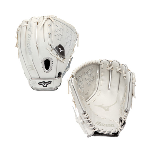 Mizuno MVP Prime SE 12" Fastpitch Softball Glove White/Silver 312824