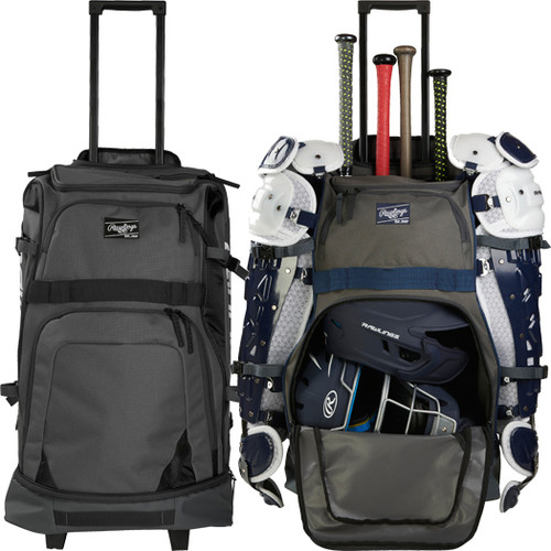 Rawlings Wheeled Catcher's Backpack Baseball & Softball Catcher's 