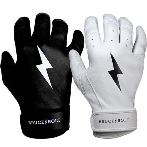 Bruce Bolt Original Batting Gloves - Premium Pro Cabretta Leather Bruce Bolt Original Batting Gloves - Premium Pro Cabretta Leather